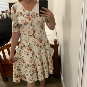 Modest floral DownEast midi dress